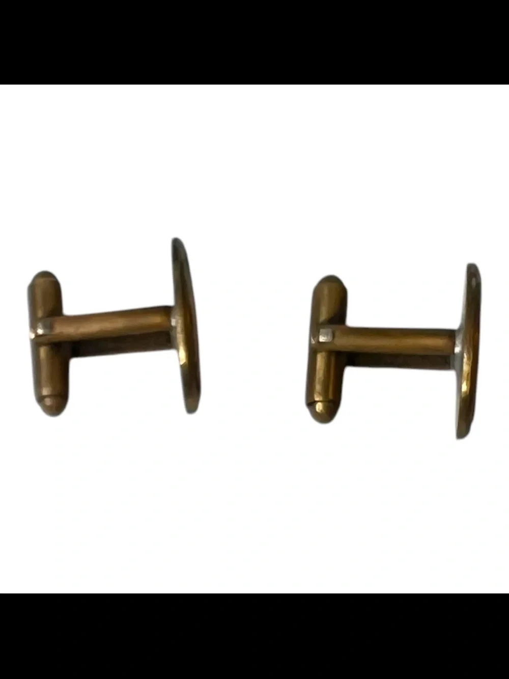 Shields 50s Vintage Fifth Avenue Gold Tone Cuff Links